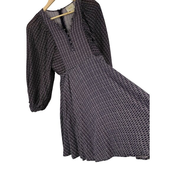 Maeve By Anthropologie Fit & Flare Mini Dress S RX10451 EUC Navy - Picture 1 of 9